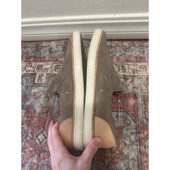 UGG Cas Perforated Suede Slip On Sneakers Taupe Brown Leather 1018375 Mens 10 - Picture 5 of 6
